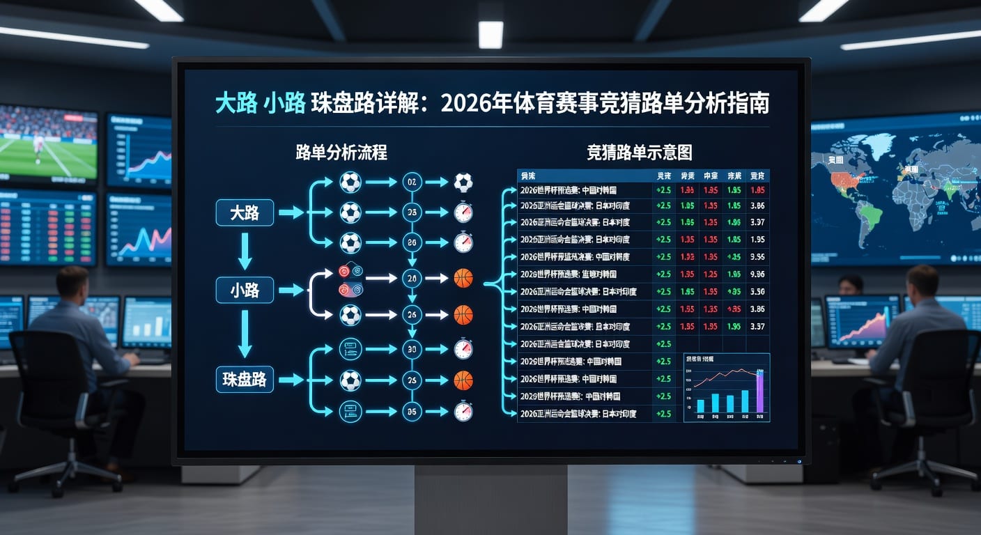 大路小路珠盘路：足球盘口分析与投注策略解析